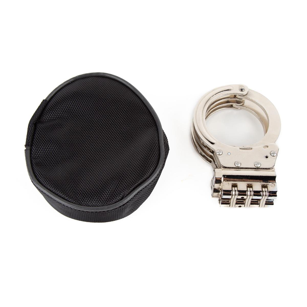 Çift Kilitli Menteşeli Polis Kelepçesi