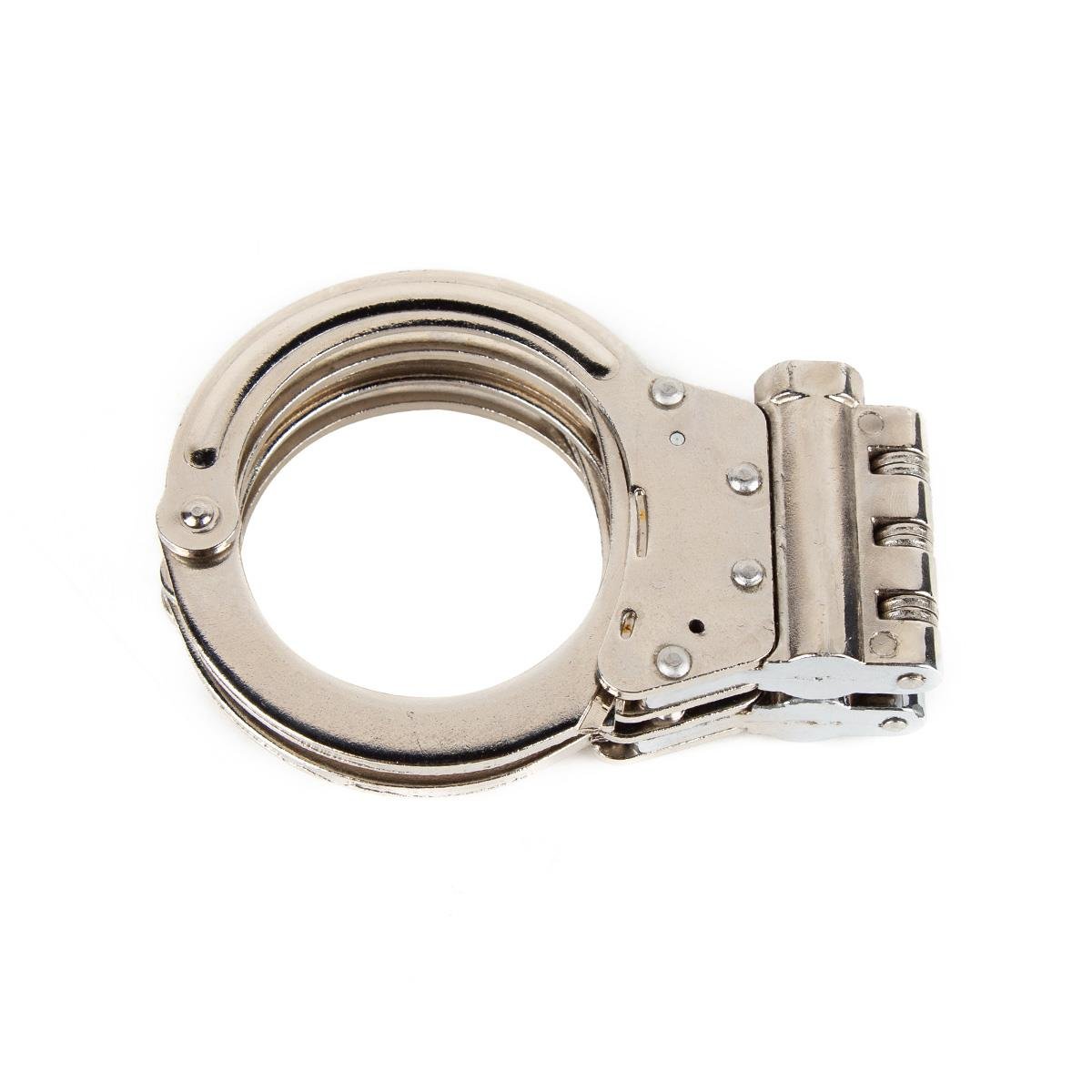 Çift Kilitli Menteşeli Polis Kelepçesi