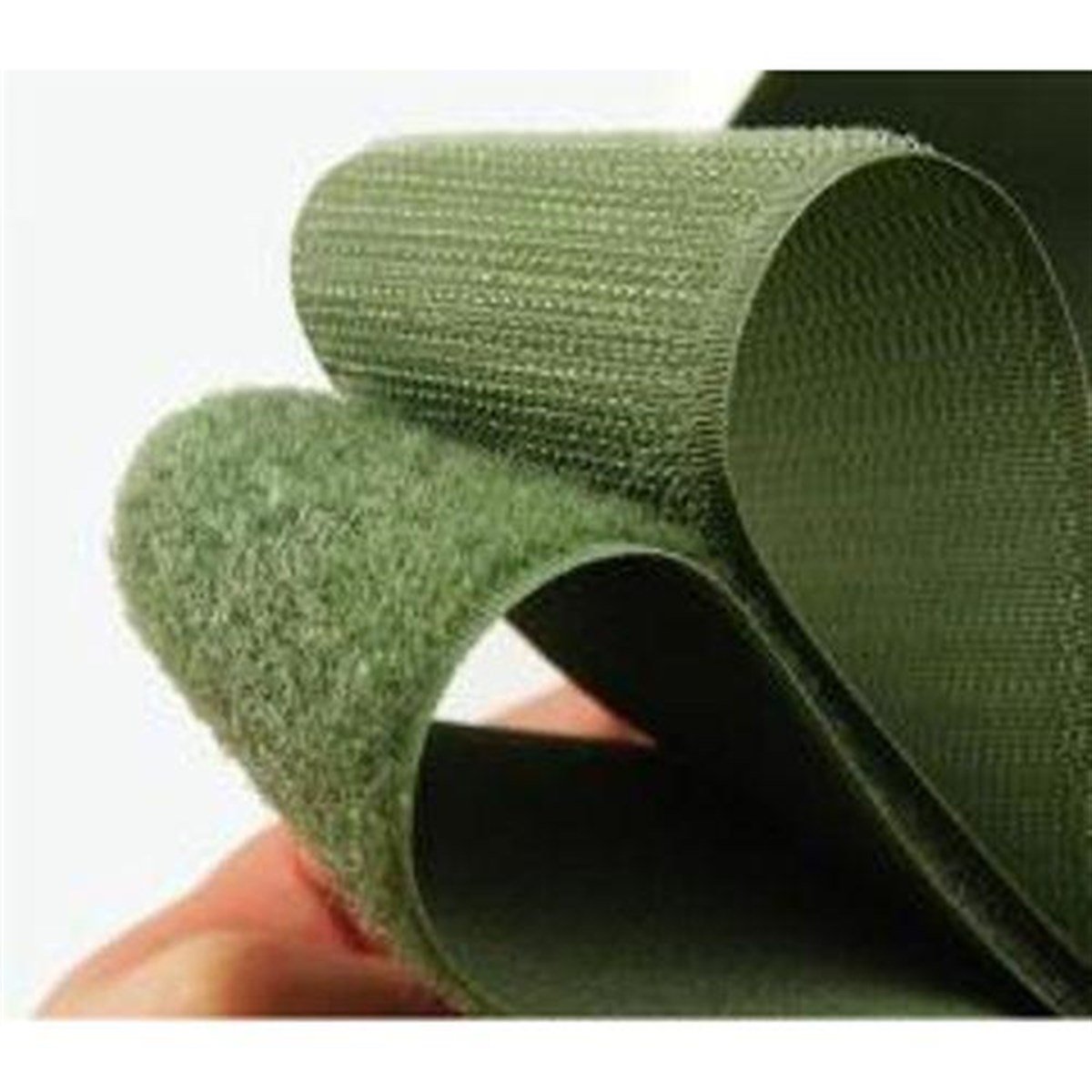 Cırt Cırt Bant Haki Yeşil 10 Cm Fermateks Bant Takım 1 Metre