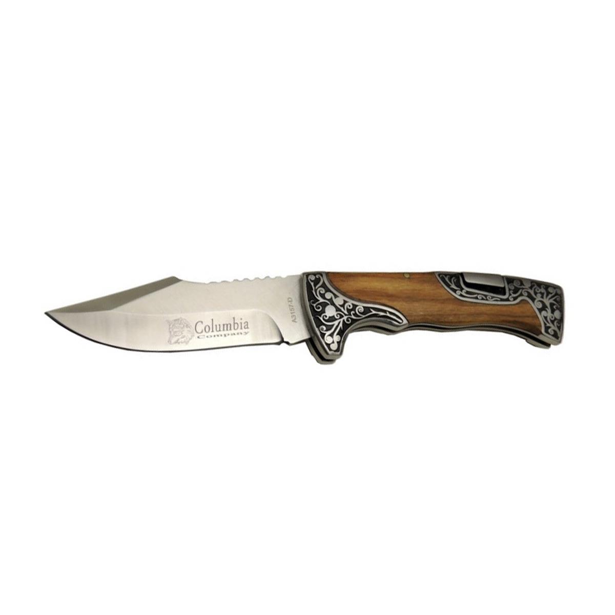 Columbia Avcı Çakısı Ağaç Kabza 22.5cm