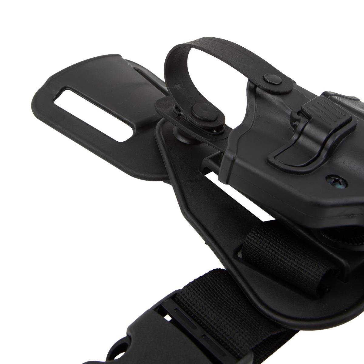 Comfort-Tac CZ 75B Alçak Taşıma Tabanca Kılıfı Seviye 2 Önü Şarjörlüklü Siyah