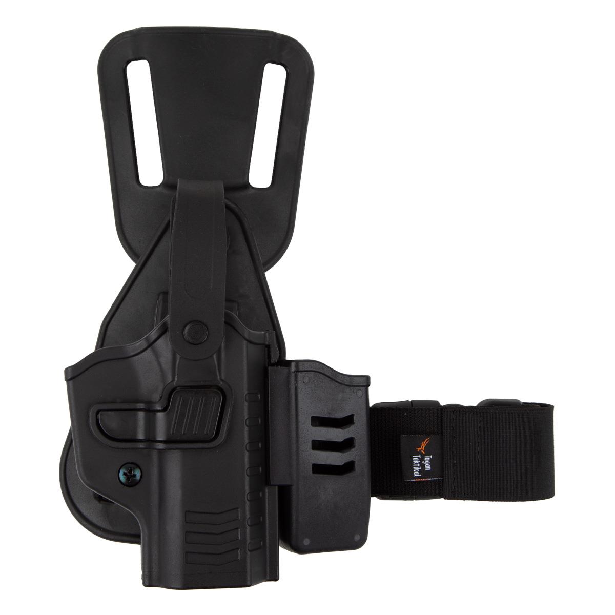 Comfort-Tac Sarsılmaz K2 (9mm) Alçak Taşıma Tabanca Kılıfı Seviye 2 Önü Şarjörlüklü Siyah