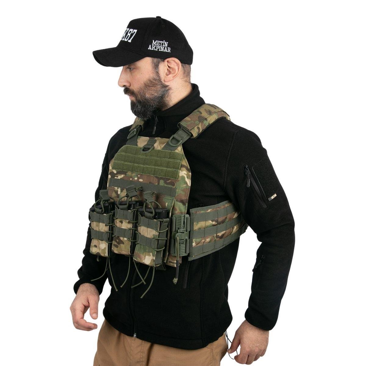 Cordura Hücum Yeleği Multicam Kamuflaj
