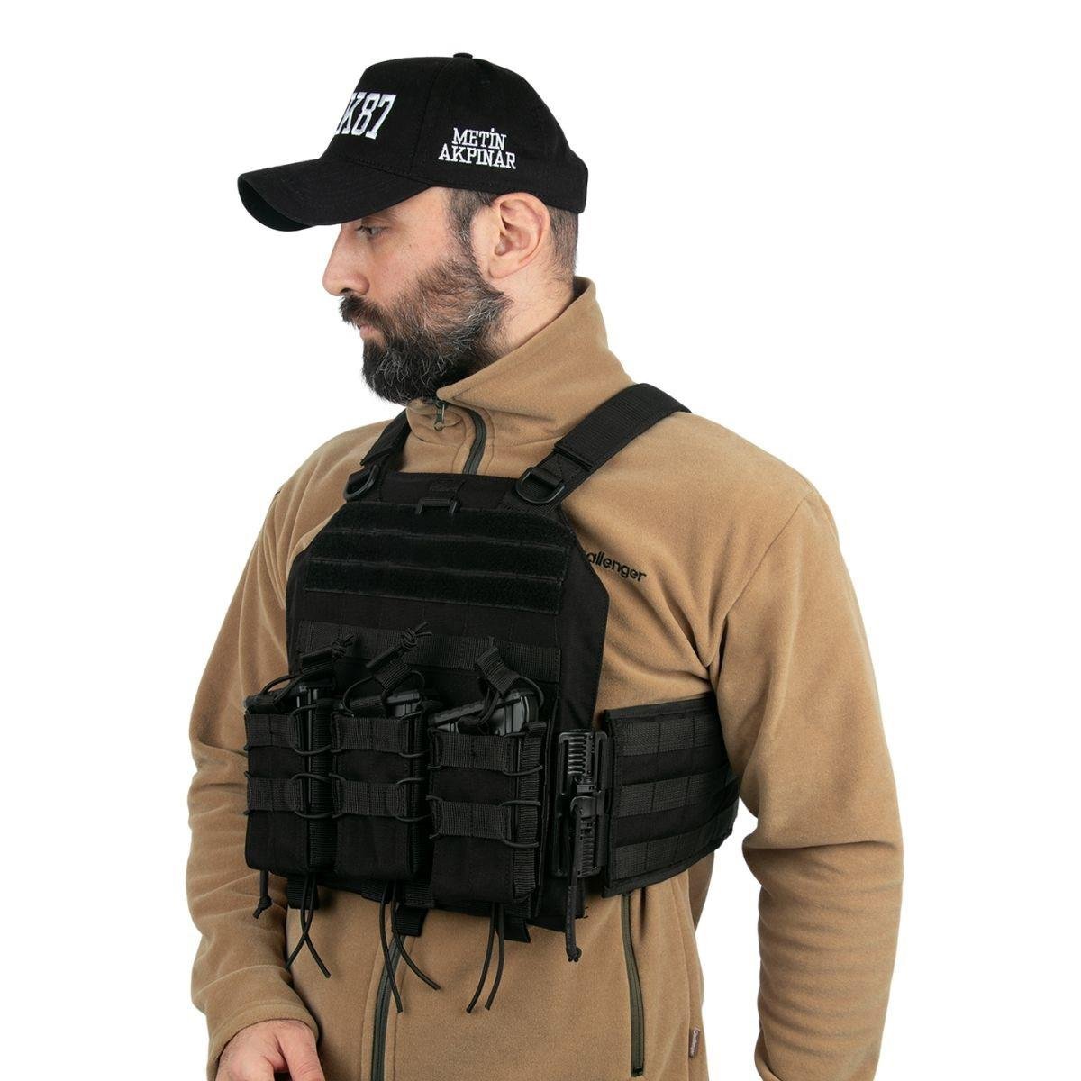 Cordura Hücum Yeleği Siyah