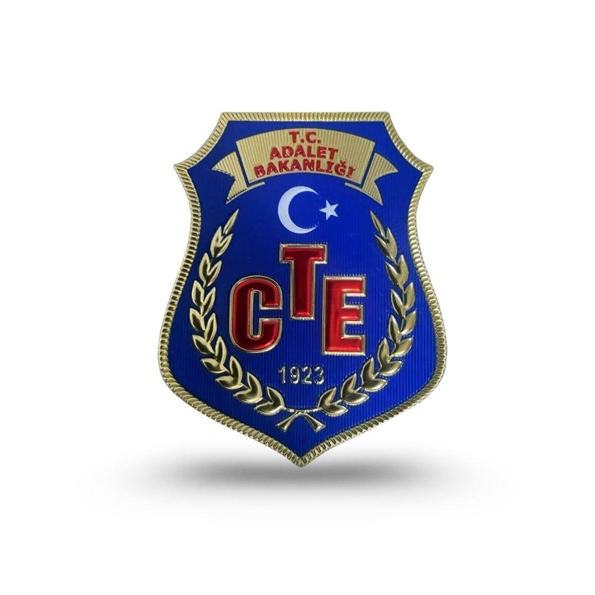 CTE Adalet Bakanlığı Göğüs Arması 3 Boyutlu