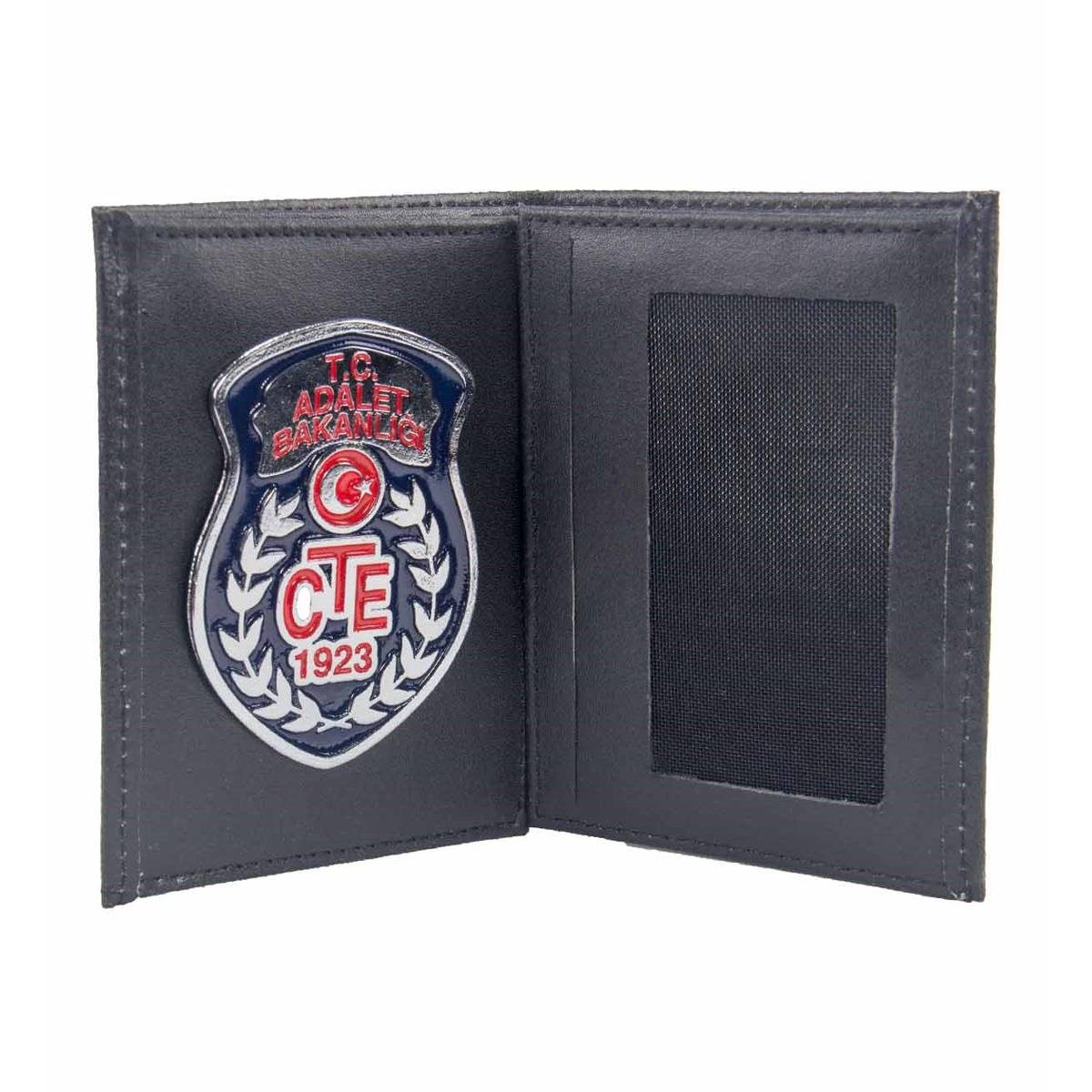 CTE Adalet Bakanlığı Lacivert Rozetli Cüzdan