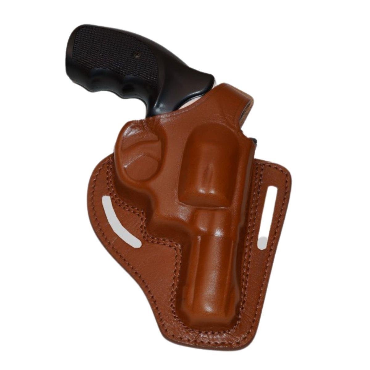 Deri Toplu Tabanca Kılıfı Taba Kapalı 2 İnch