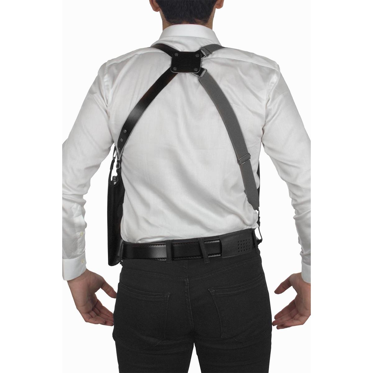 Dik Deri Koltuk Altı Tabanca Kılıfı-Universal