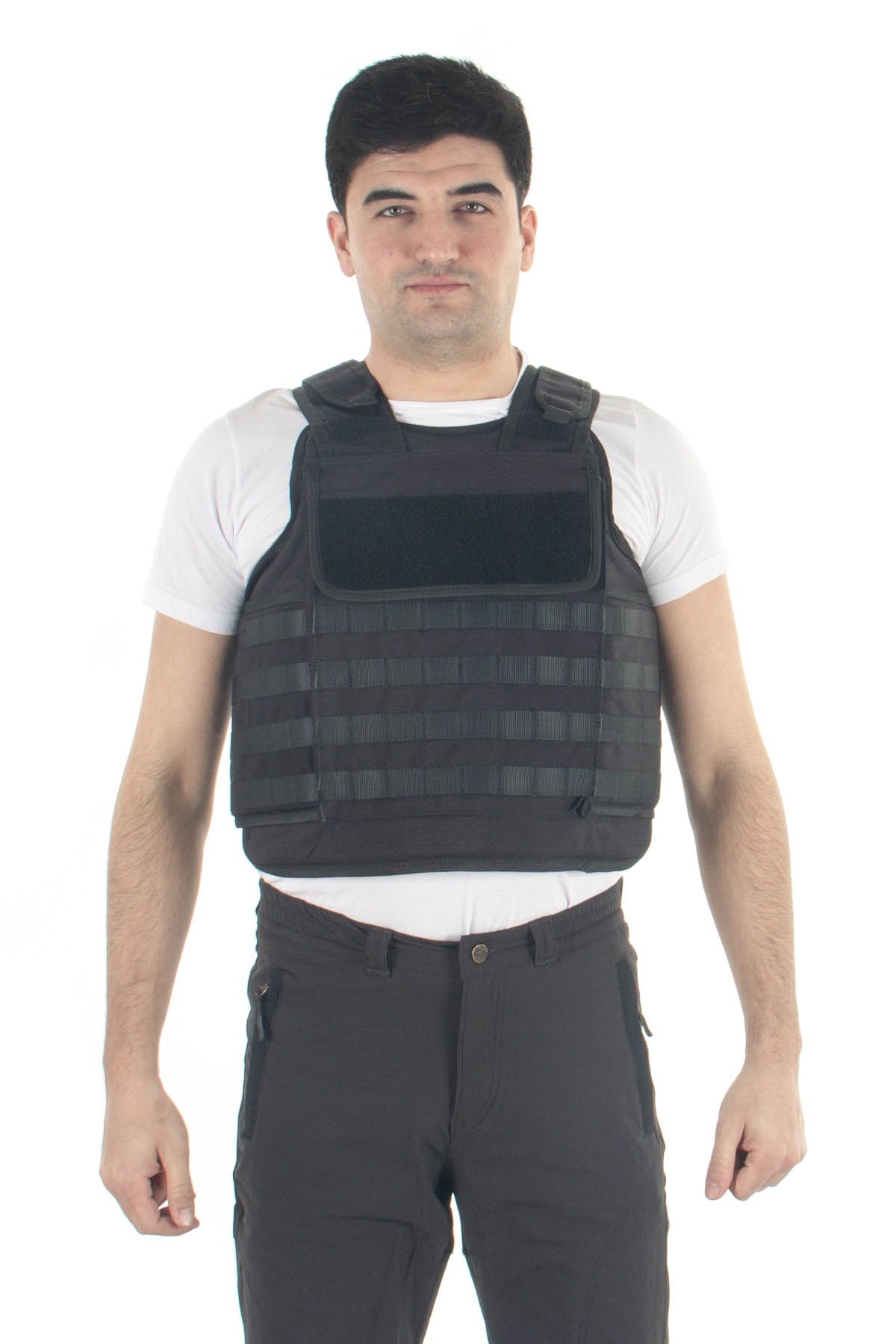 Dış Çelik Yelek-Seviye 3A Görev Yeleği Siyah