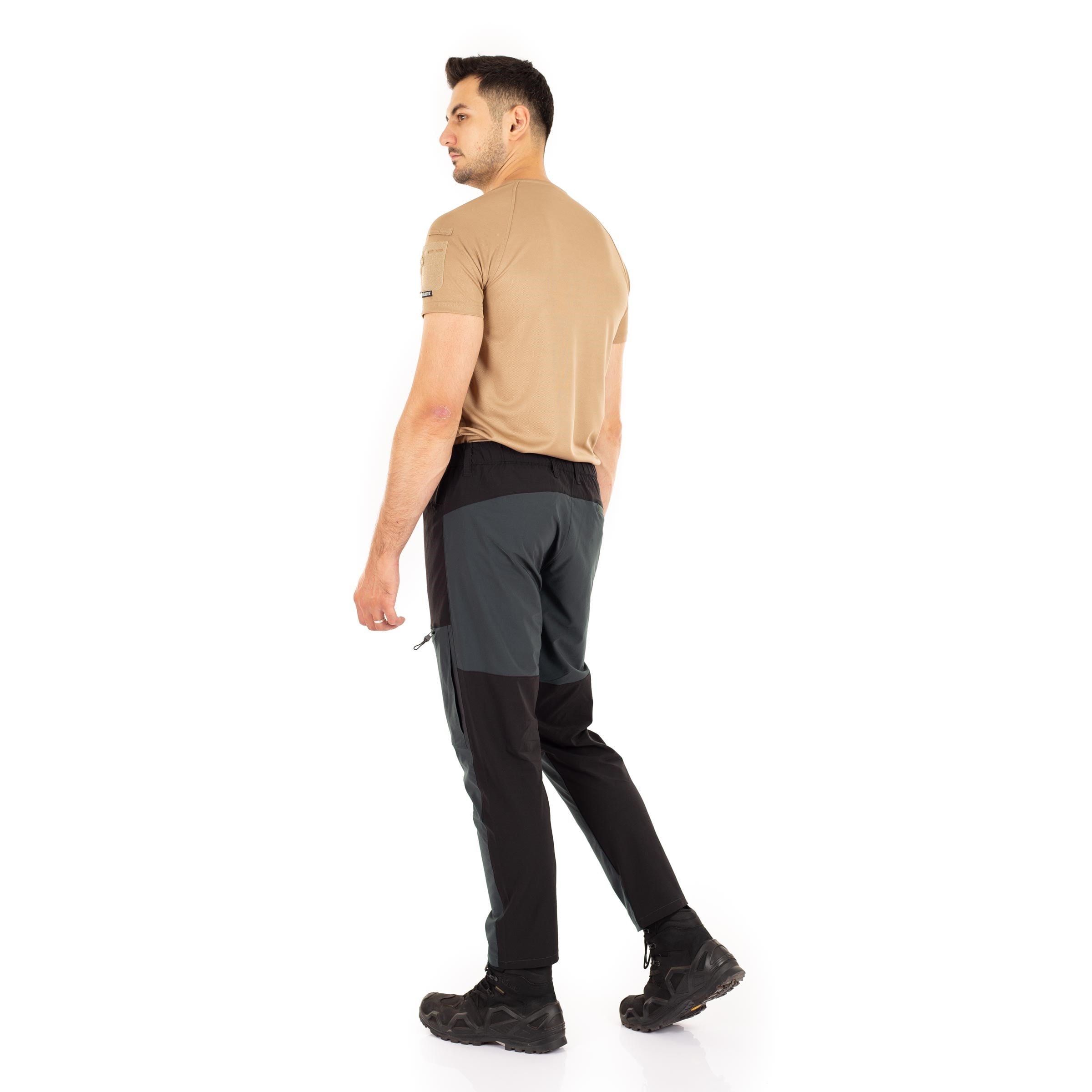 Dual Flex Taktik Pantolon Likralı Esnek Antrasit-Siyah