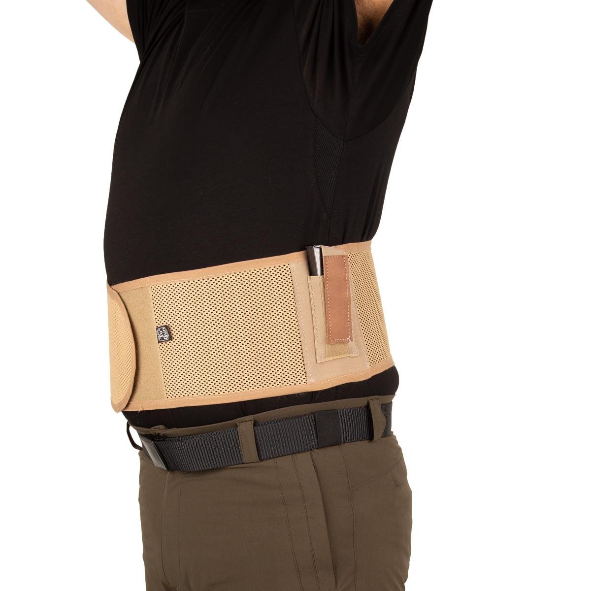 Fileli Korse Tabanca Kılıfı Bej Renk