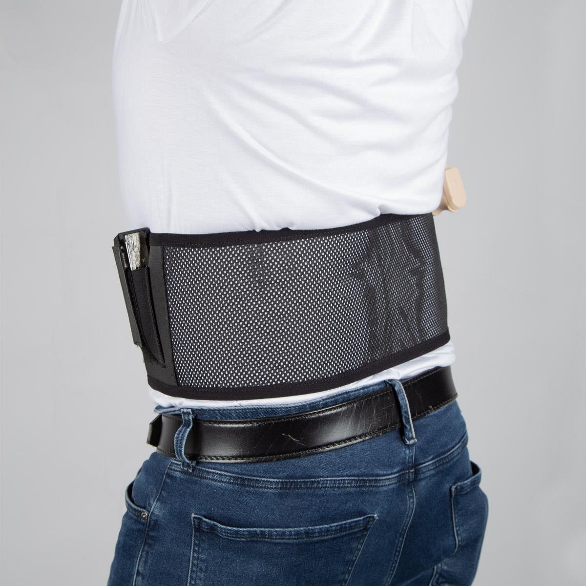 Fileli Korse Tabanca Kılıfı Siyah