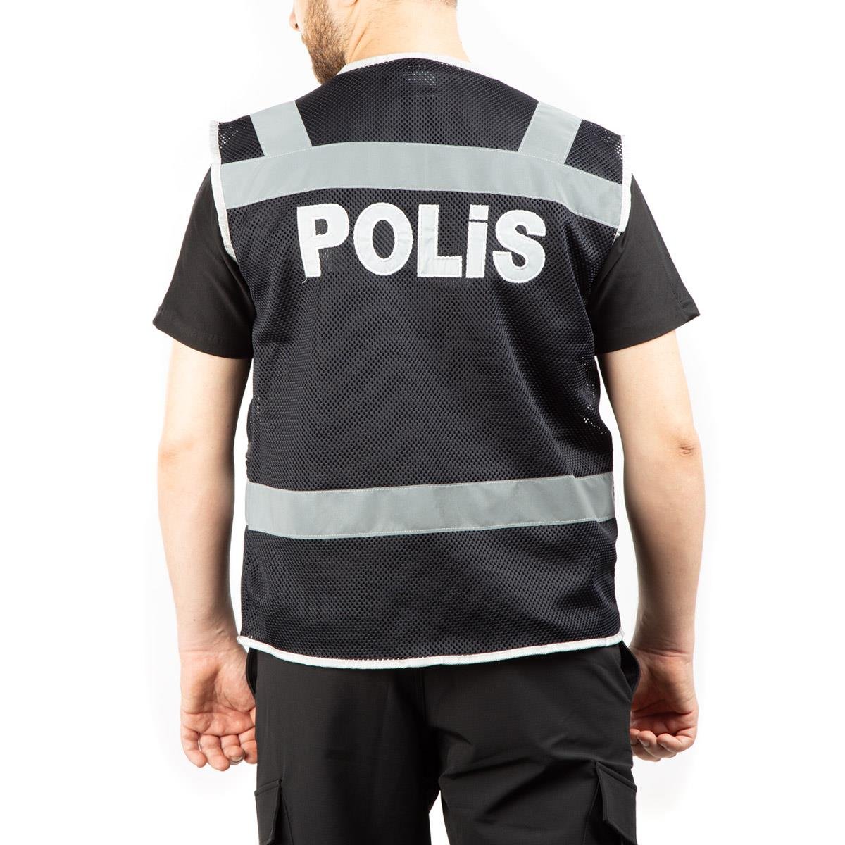 Fileli Polis Yeleği-Lacivert