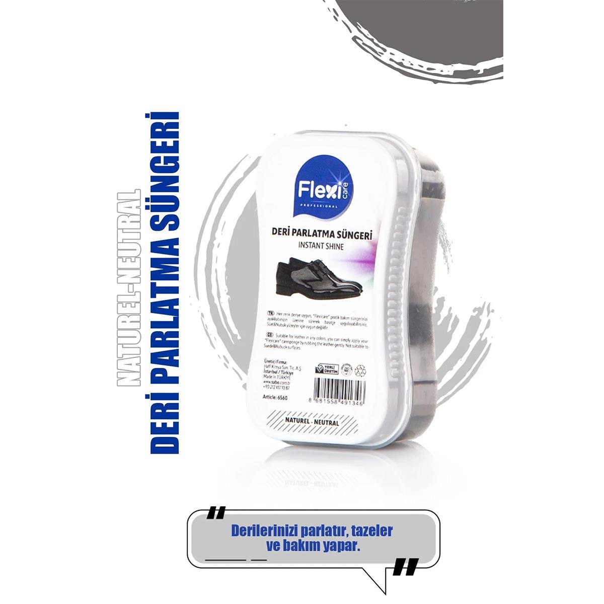 FlexiCare Deri Parlatma Süngeri Naturel
