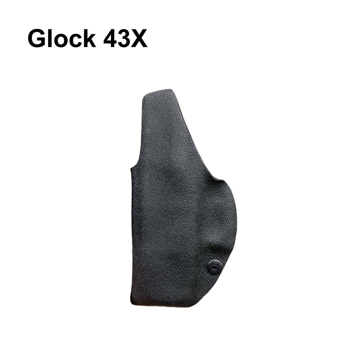 Glock 43X Kydex Tabanca Kılıfı Mat Görünümlü İç Taşıma Kadifeli