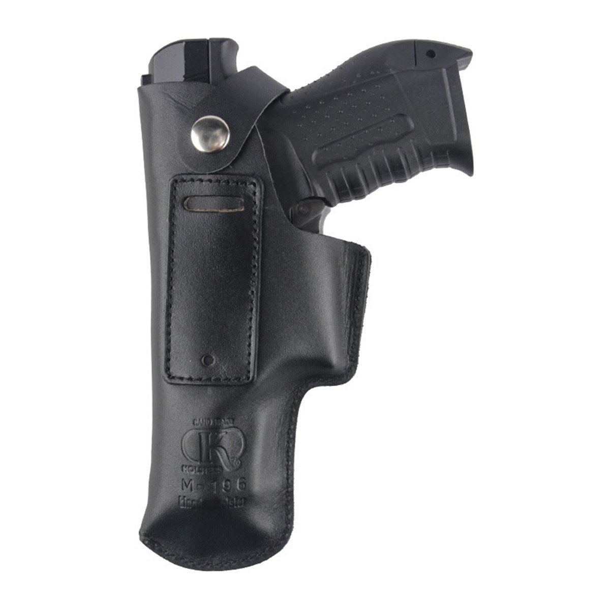 Glock Deri Silah İç Kılıfı Yumuşak Deri Siyah