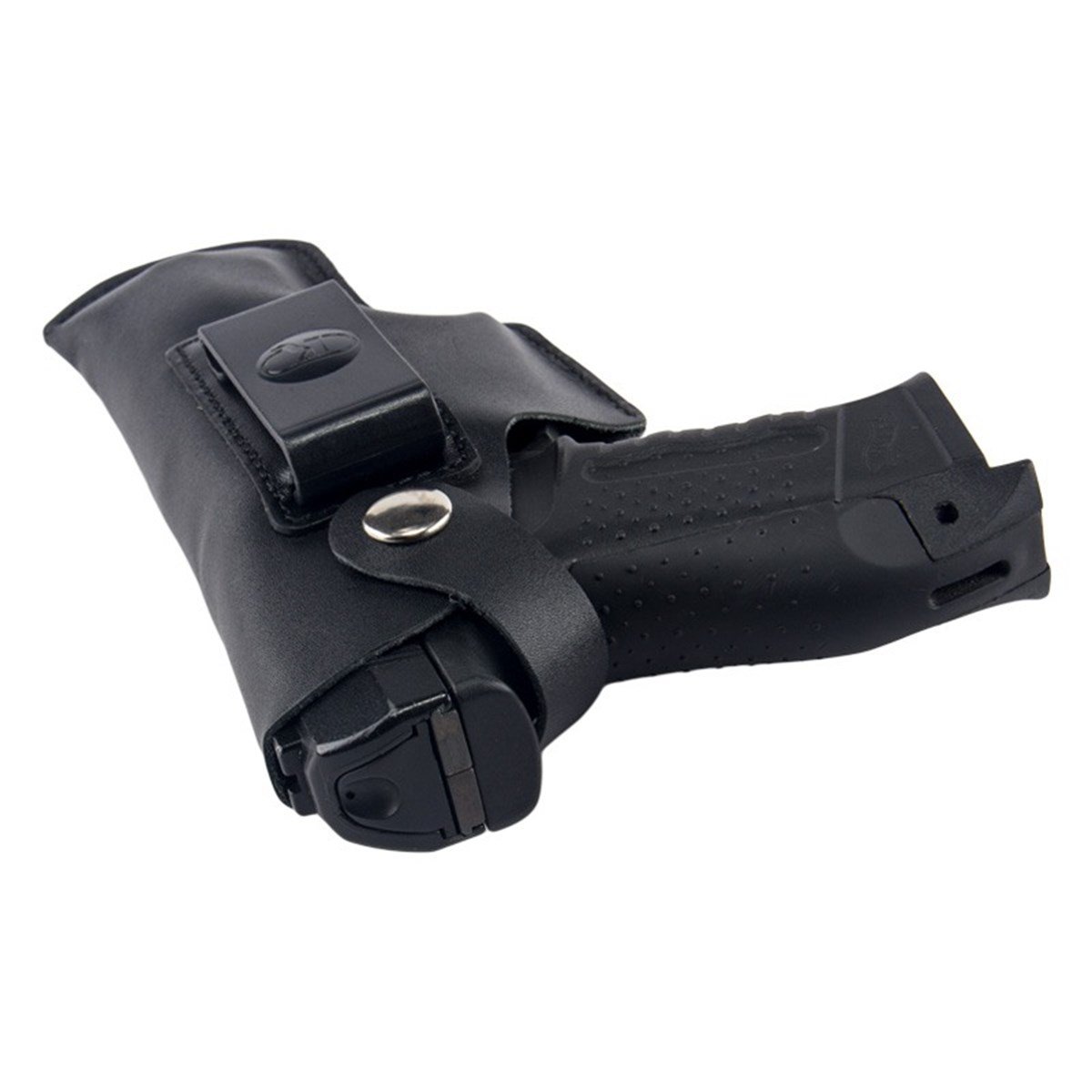 Glock Deri Silah İç Kılıfı Yumuşak Deri Siyah