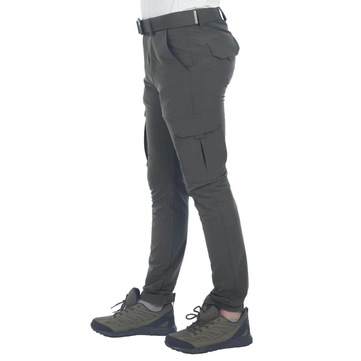 Haki Trekking Kargo Cepli Pantolon