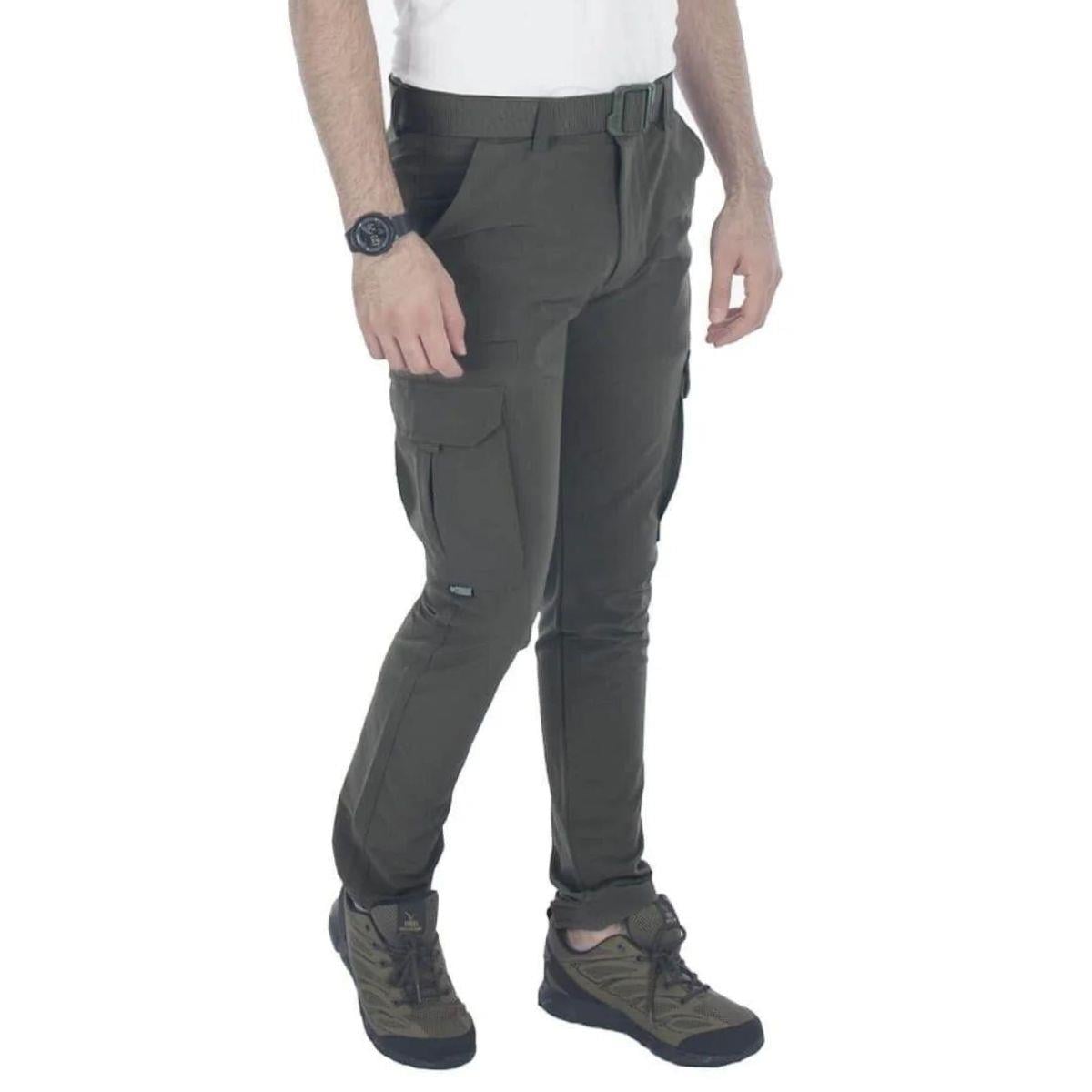Haki Trekking Kargo Cepli Pantolon