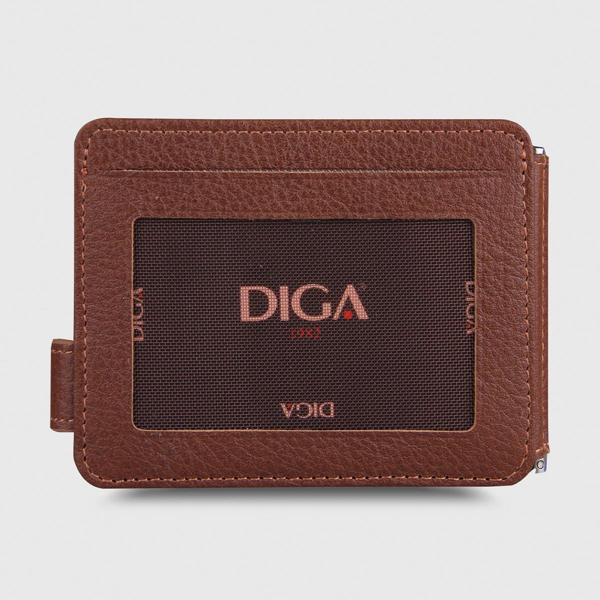 Hakiki Deri Çift Taraflı Para Tokalı Mini Rozetli Jandarma Genel Komutanlığı Cüzdanı Taba