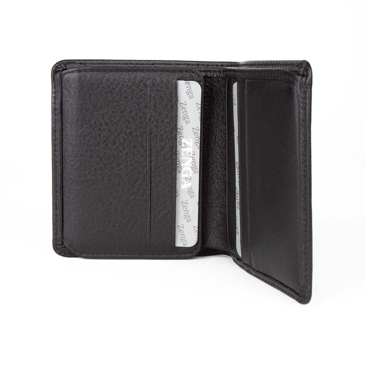Hakiki Deri Klasik Model Erkek Cüzdanı Siyah
