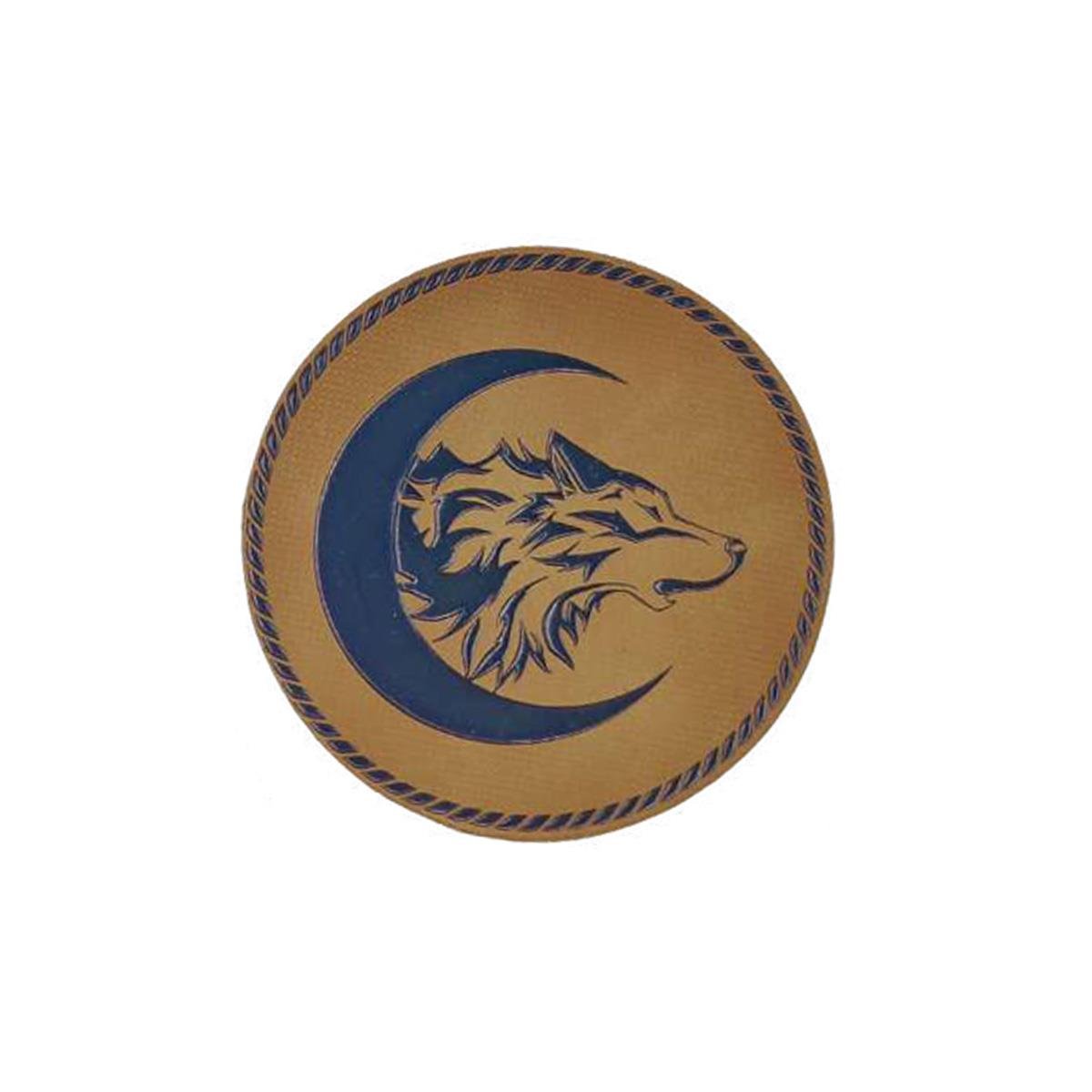 Hilal ve Kurt Silüetli Patch 3D