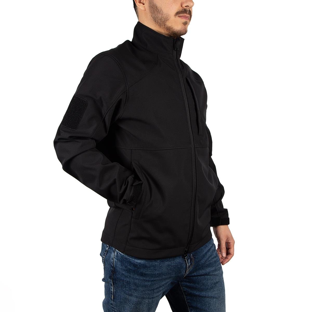 Hovergym Defender Softshell Taktik Mont Siyah