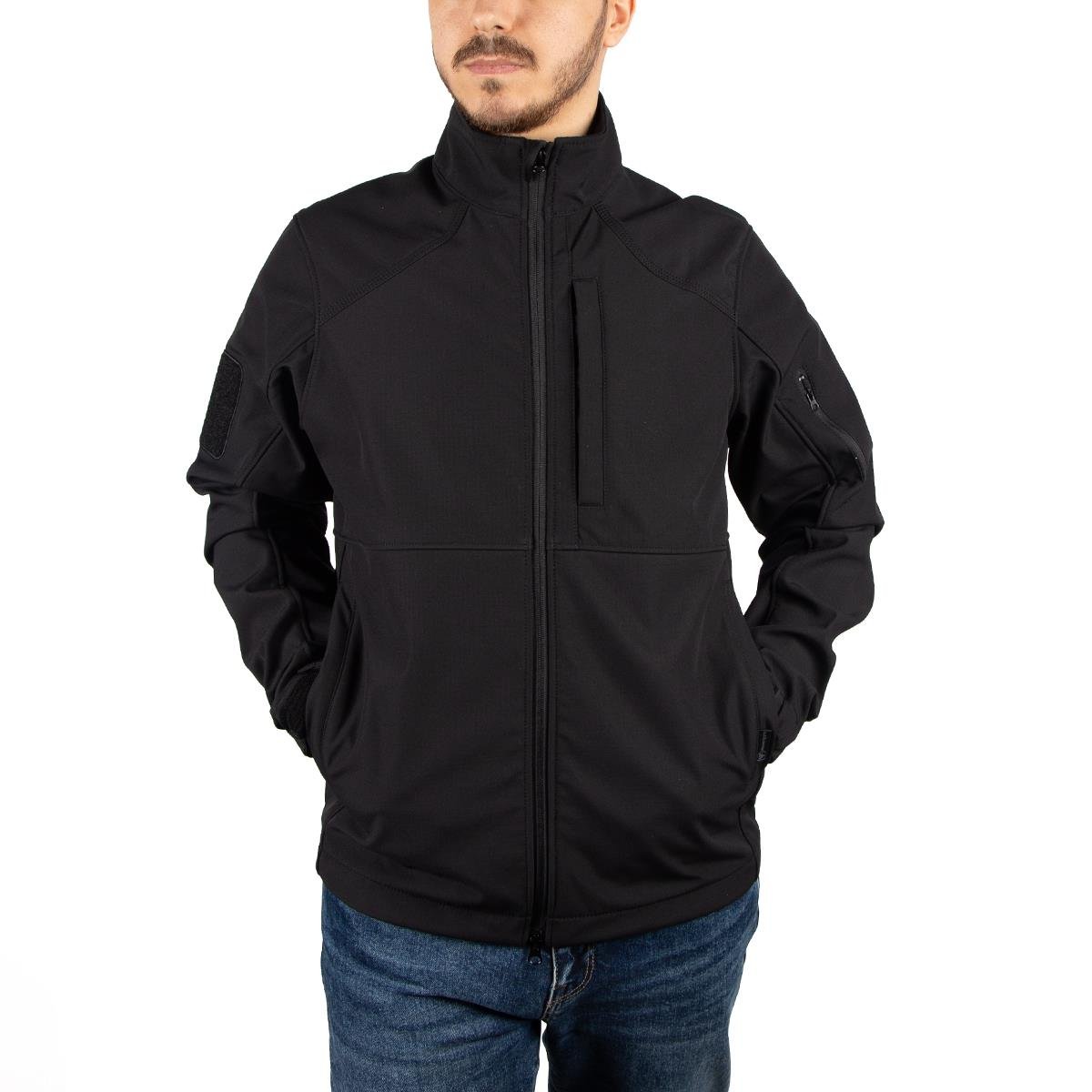 Hovergym Defender Softshell Taktik Mont Siyah