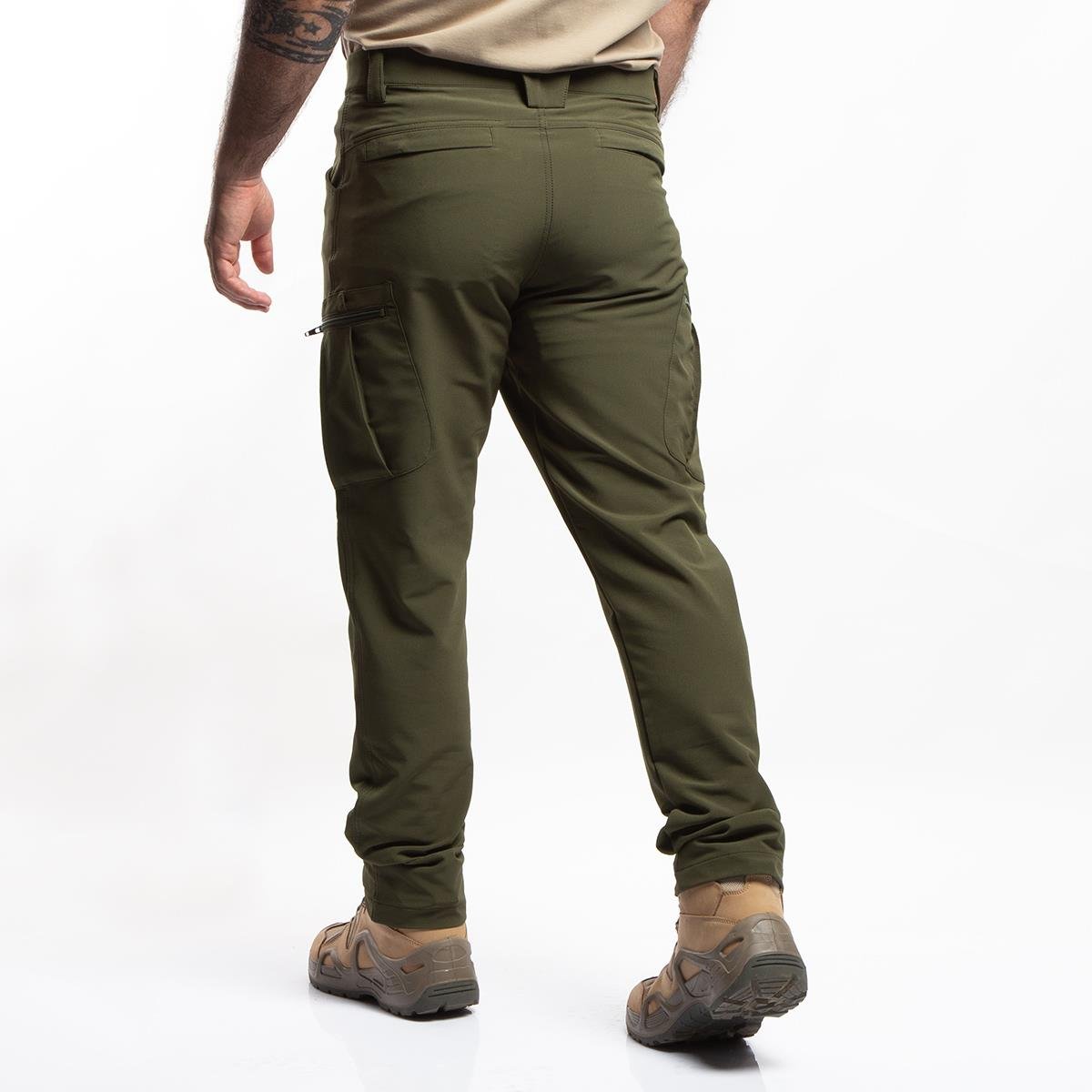 Hovergym Flexible Taktik Pantolon Haki