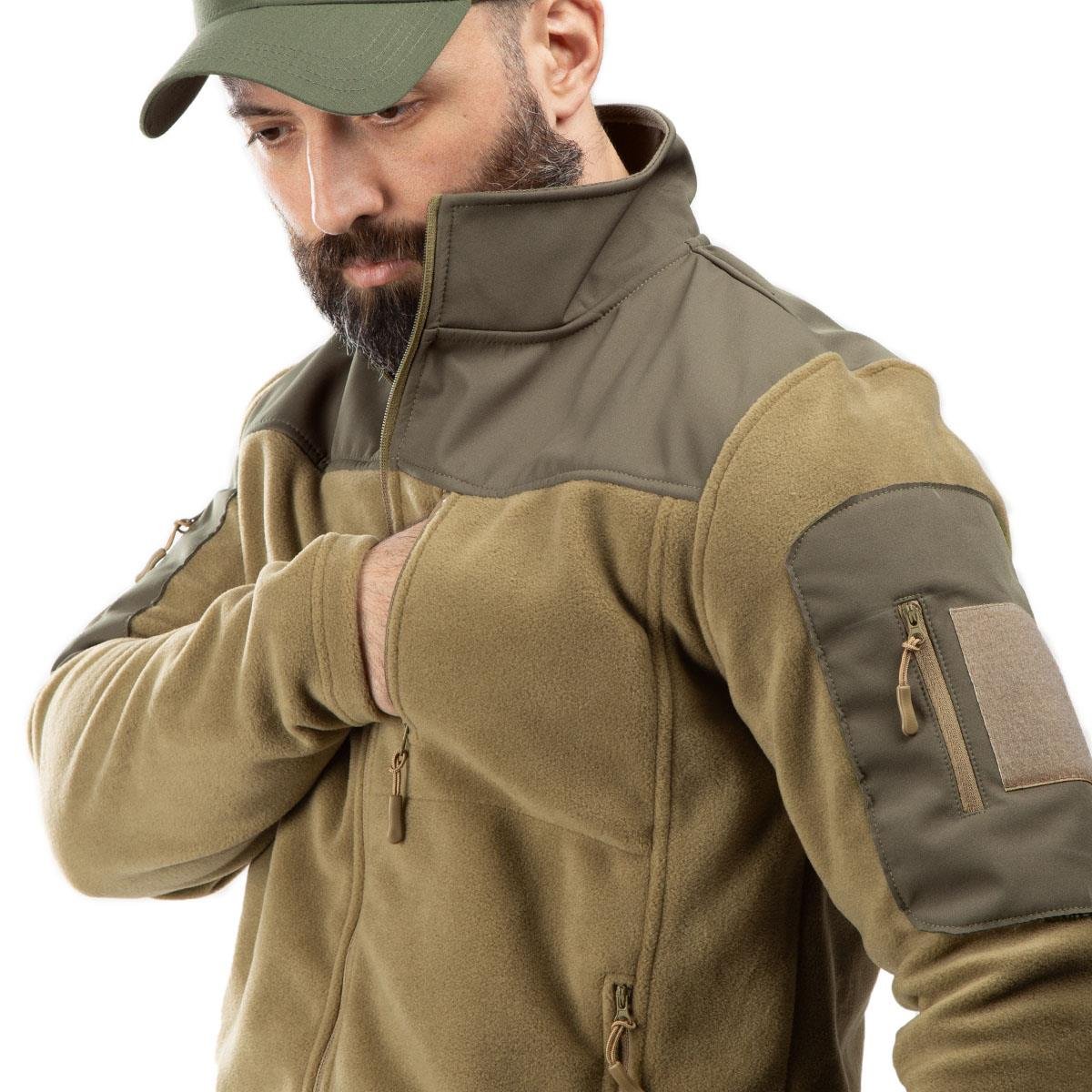 Hovergym Softshell Garnili Taktik Outdoor Polar-Çöl Rengi