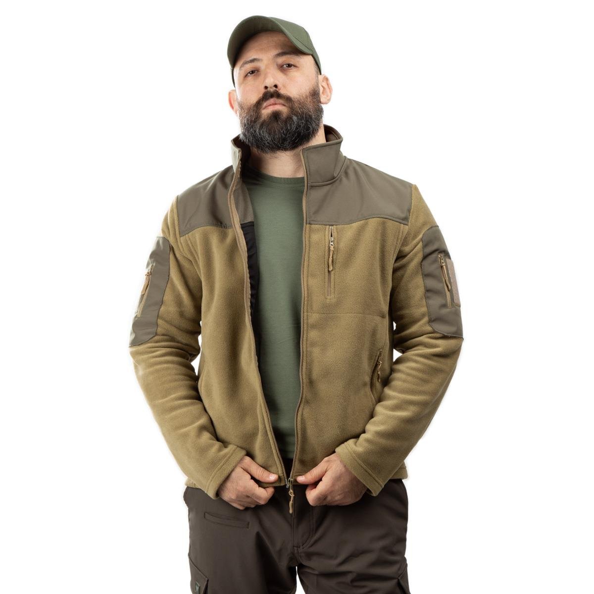 Hovergym Softshell Garnili Taktik Outdoor Polar-Çöl Rengi