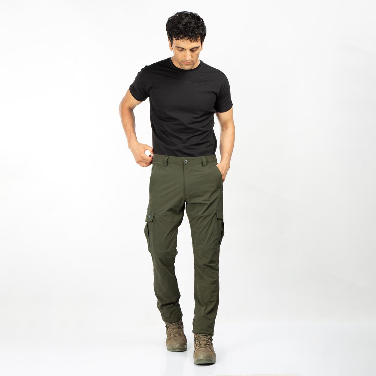 Hovergym Taktik Outdoor Hiking Yazlık Pantolon-Haki