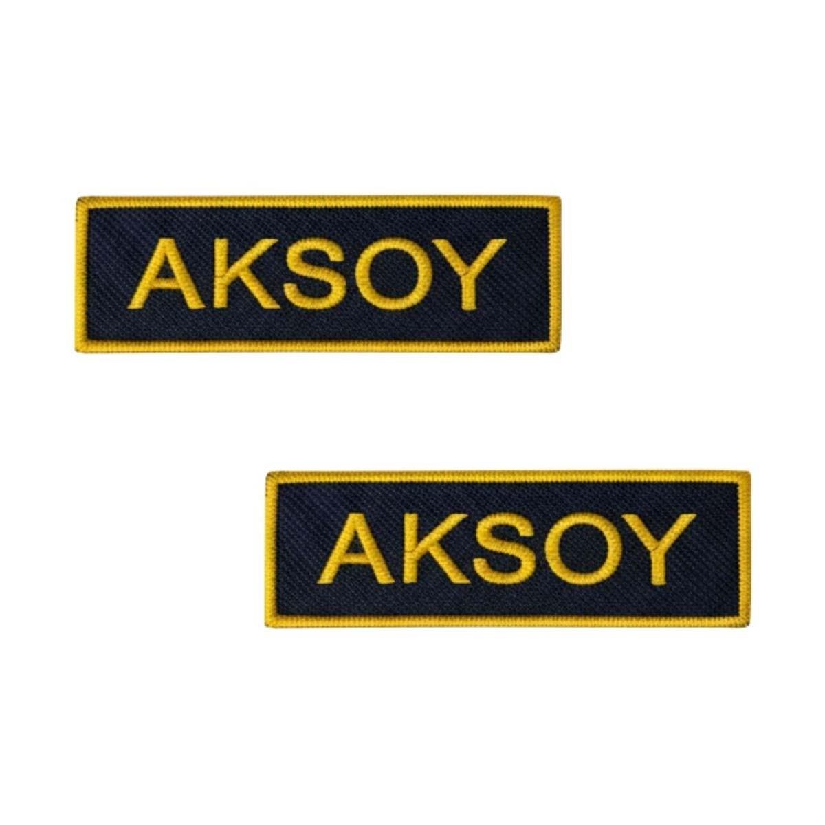 Jandarma Asayiş İsimlik Nakışlı 2 Adet