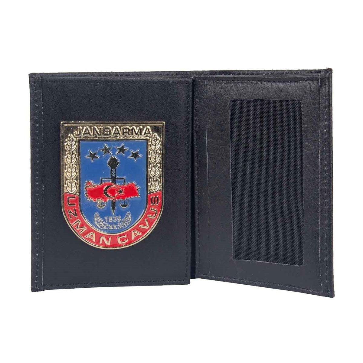 Jandarma Uzman Çavuş Rozetli Cüzdan