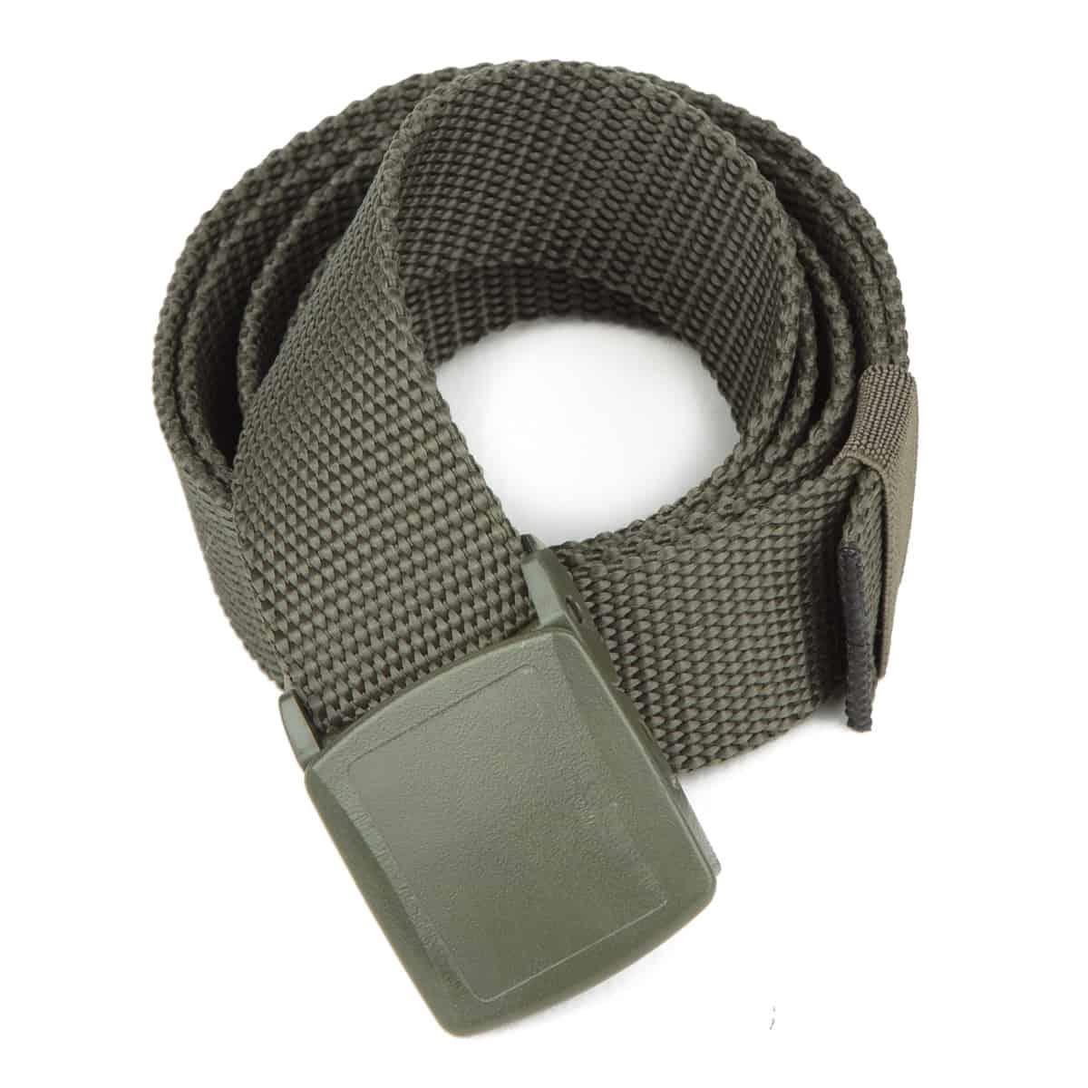 Kilitli Plastik Tokalı Taktik Outdoor Kemer Haki