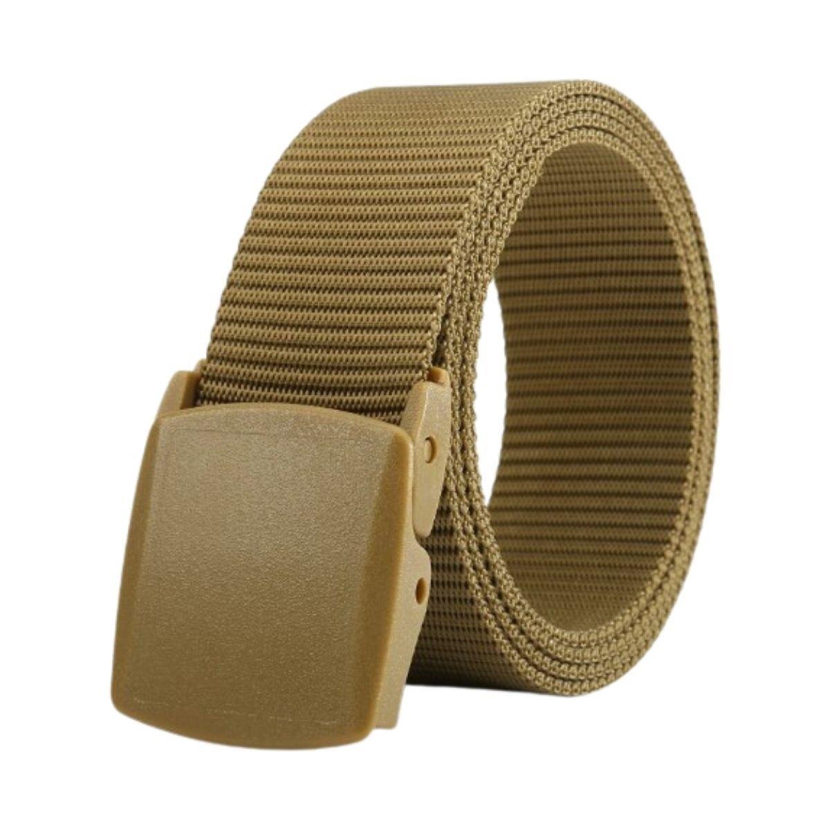 Kilitli Plastik Tokalı Taktik Outdoor Kemer Çöl Rengi