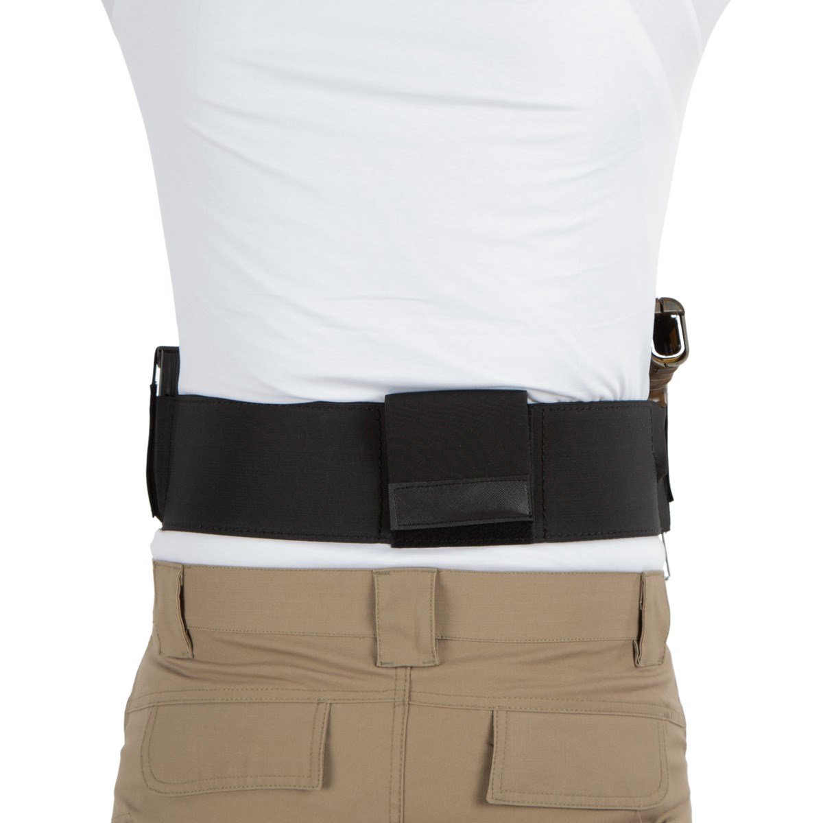 Korse Silah Kılıfı-Çift Şarjörlüklü ve Kelepçe Kılıflı-Siyah