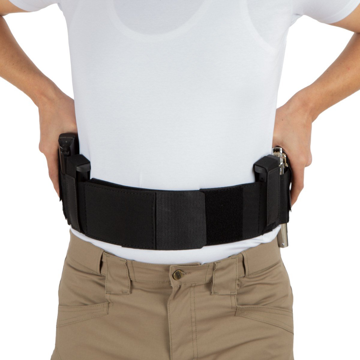 Korse Silah Kılıfı-Çift Silah Kılıflı ve Çift Şarjörlüklü-Siyah