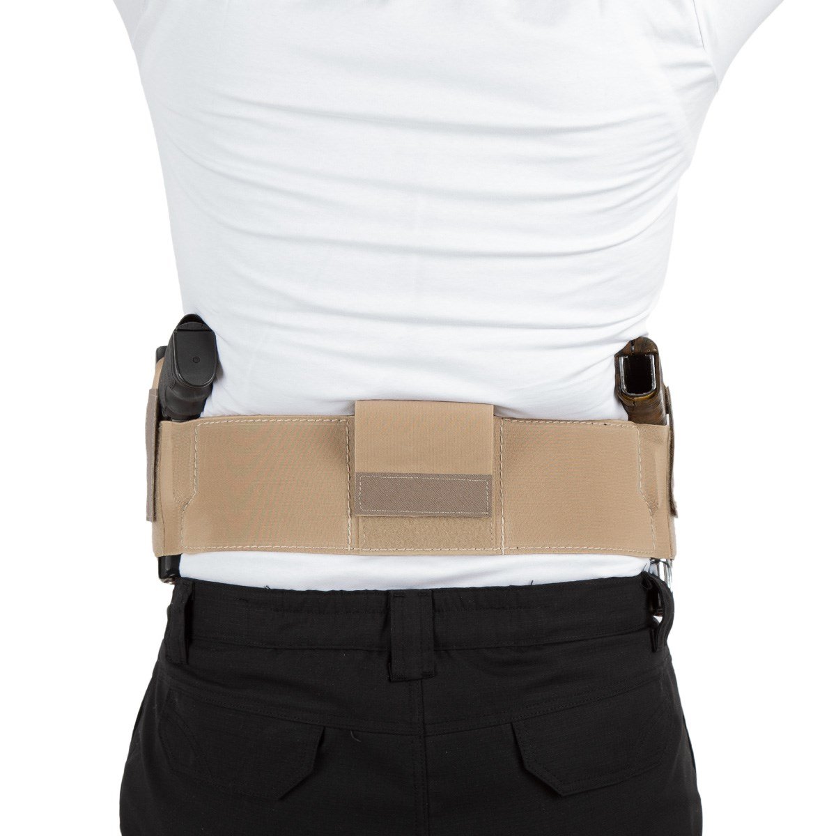 Korse Silah Kılıfı-Çift Silah Kılıflı ve Çift Şarjörlüklü-Bej