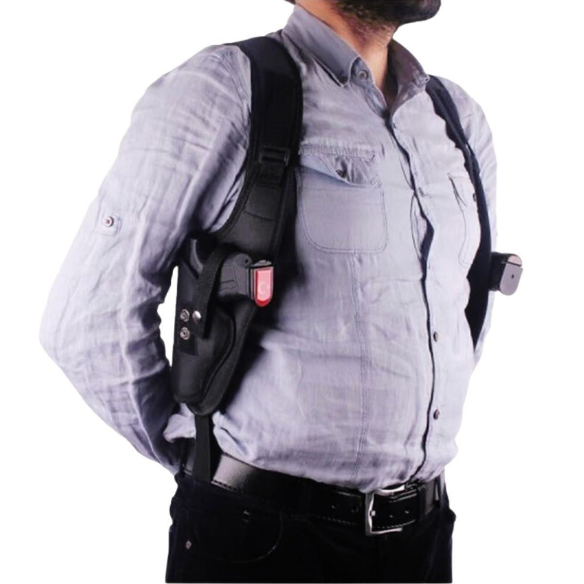 Kurusıkı Tabanca Kılıfı Universal Model İkili Koltuk Altı Kılıf