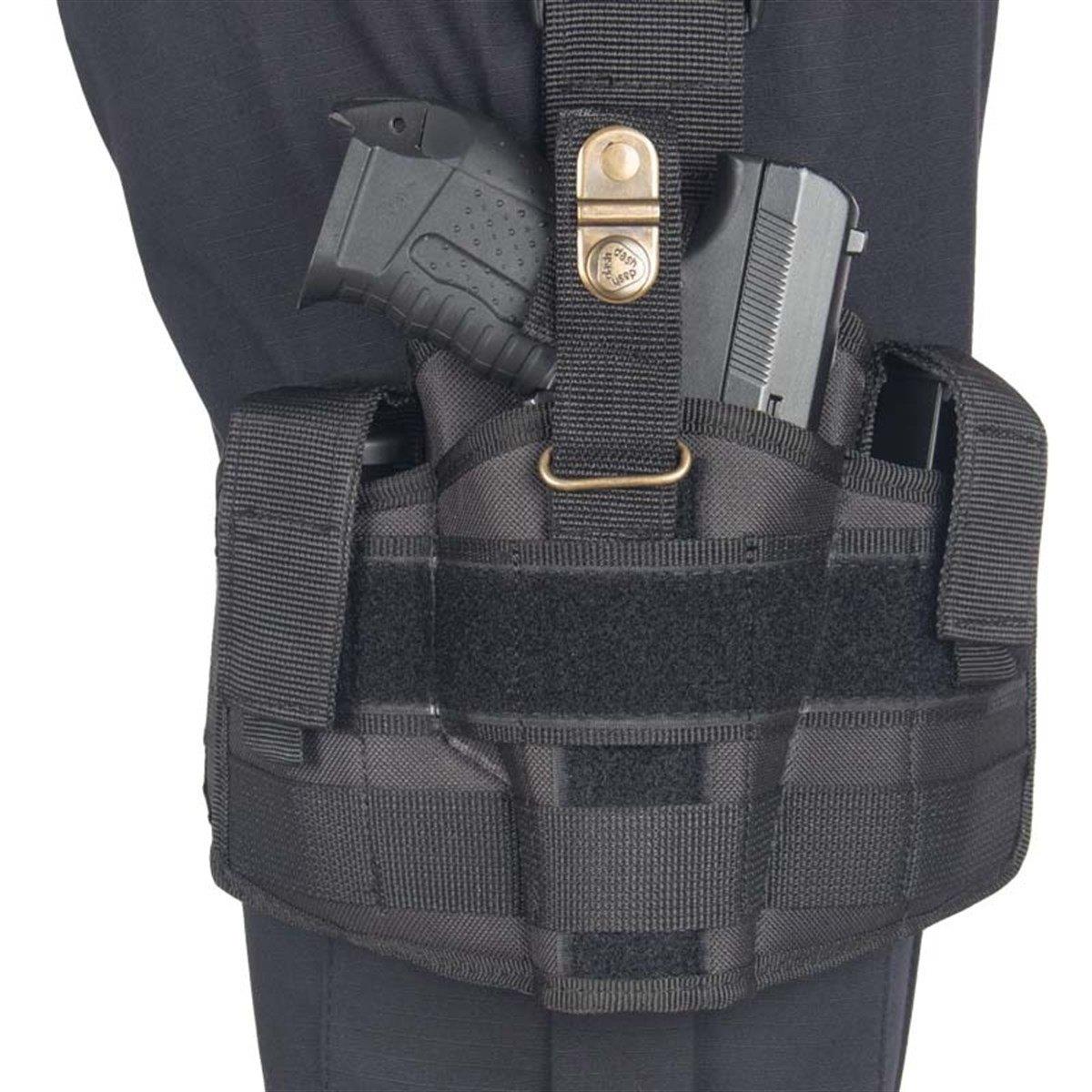 Kurusıkı Tabanca Kılıfı Universal Model Ahtapot Bacak Kılıfı Lastikli Cırtlı Siyah