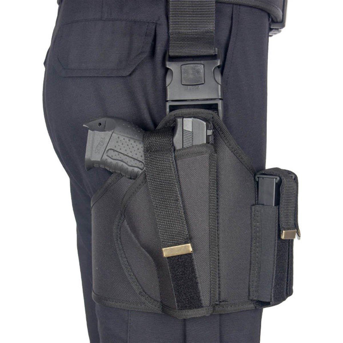 Kurusıkı Tabanca Kılıfı Universal Model Fırtına Bacak Kılıfı Siyah