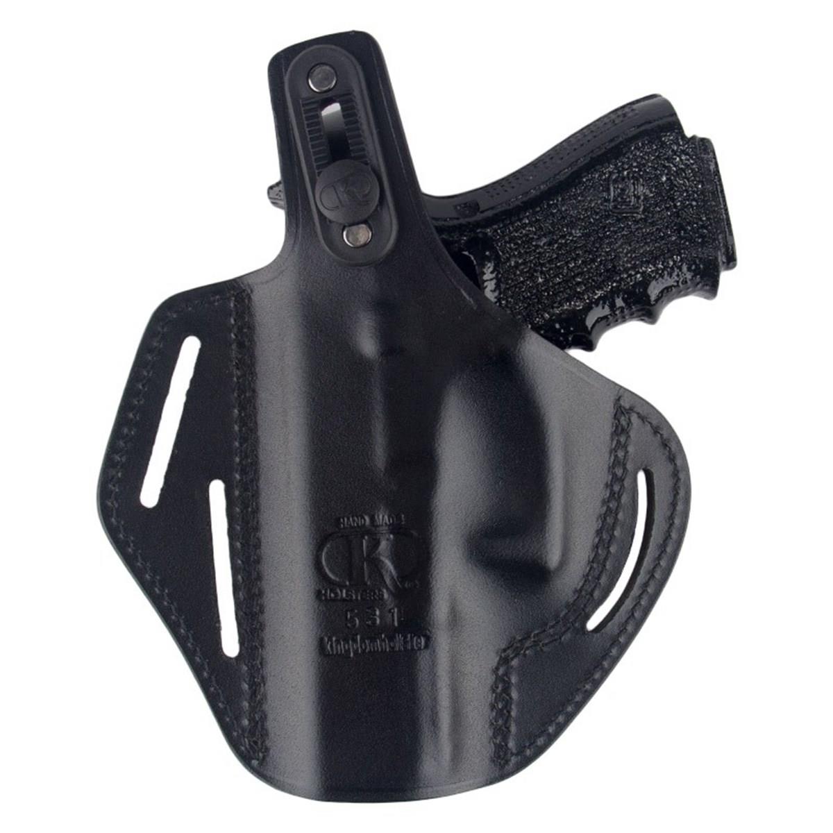 KYC Canik55 TP9 Serisi Deri Tabanca Kılıfı Tam Kelebek Siyah