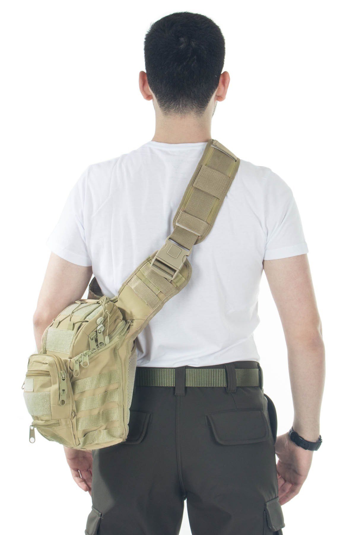 Mıl-Tec Cordura Çok Fonksiyonlu Çöl Rengi Omuz Çantası