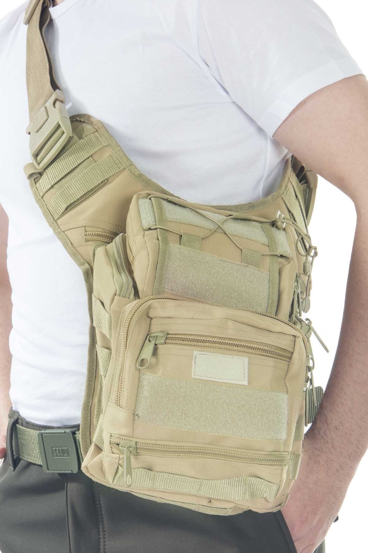 Mıl-Tec Cordura Çok Fonksiyonlu Çöl Rengi Omuz Çantası