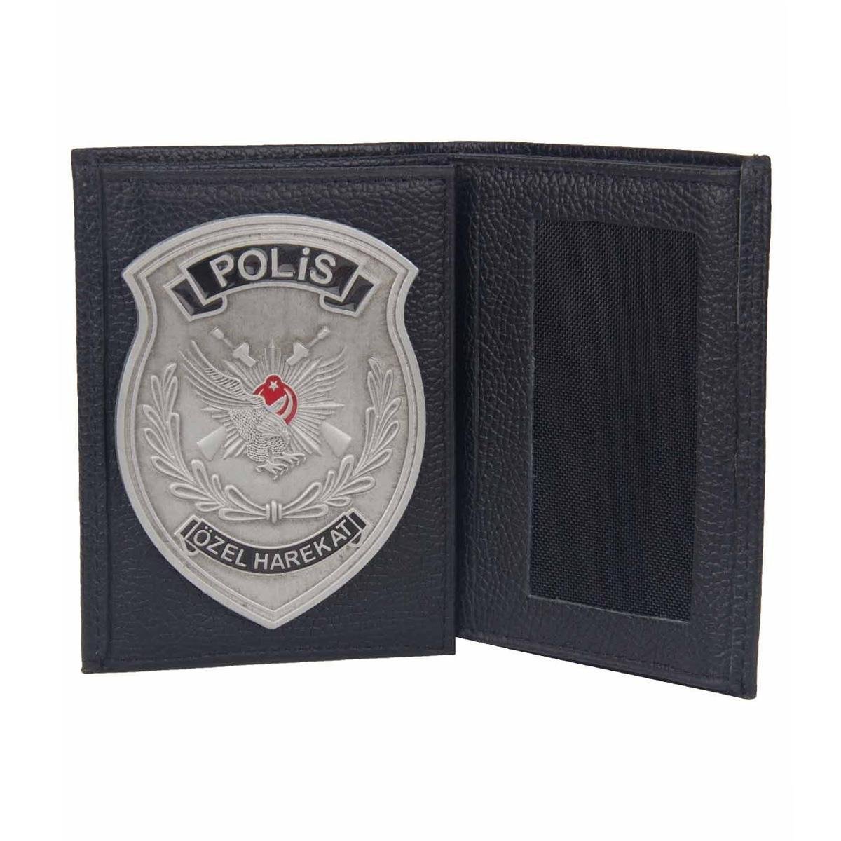 Mineli Polis Özel Harekat Rozetli Cüzdan