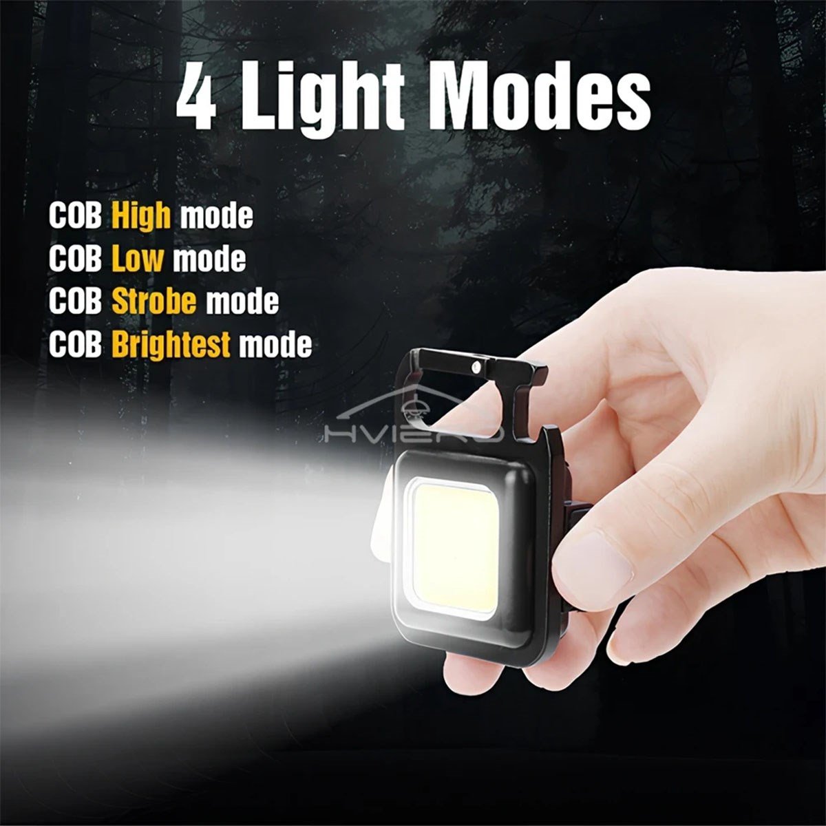 Mini Led El Feneri Anahtarlık Şarj Edilebilir Cep Feneri