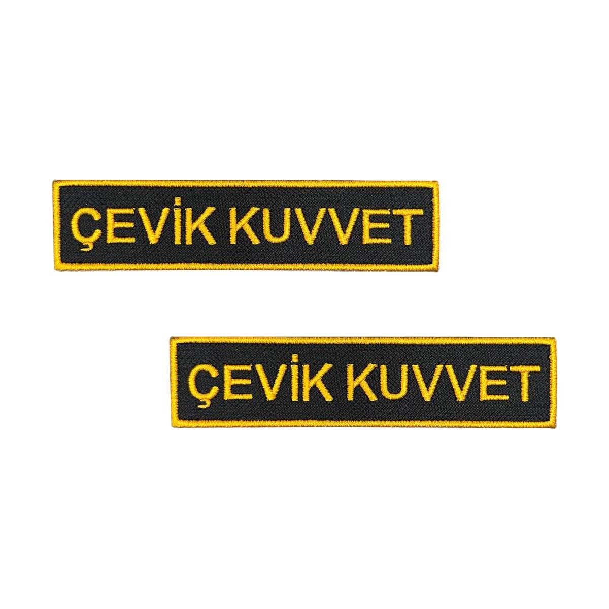 Müdür Çevik Kuvvet Cep Yazısı Sarı Renkli 1 Çift