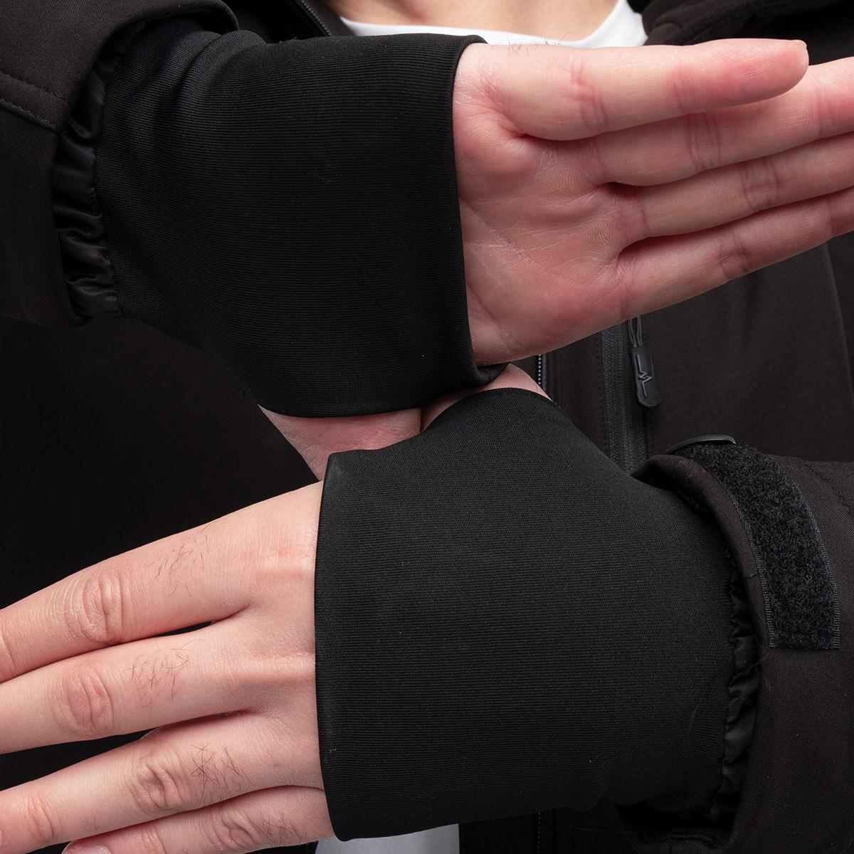 North Mountain Race Taktik Softshell Mont Kapüşonlu Siyah