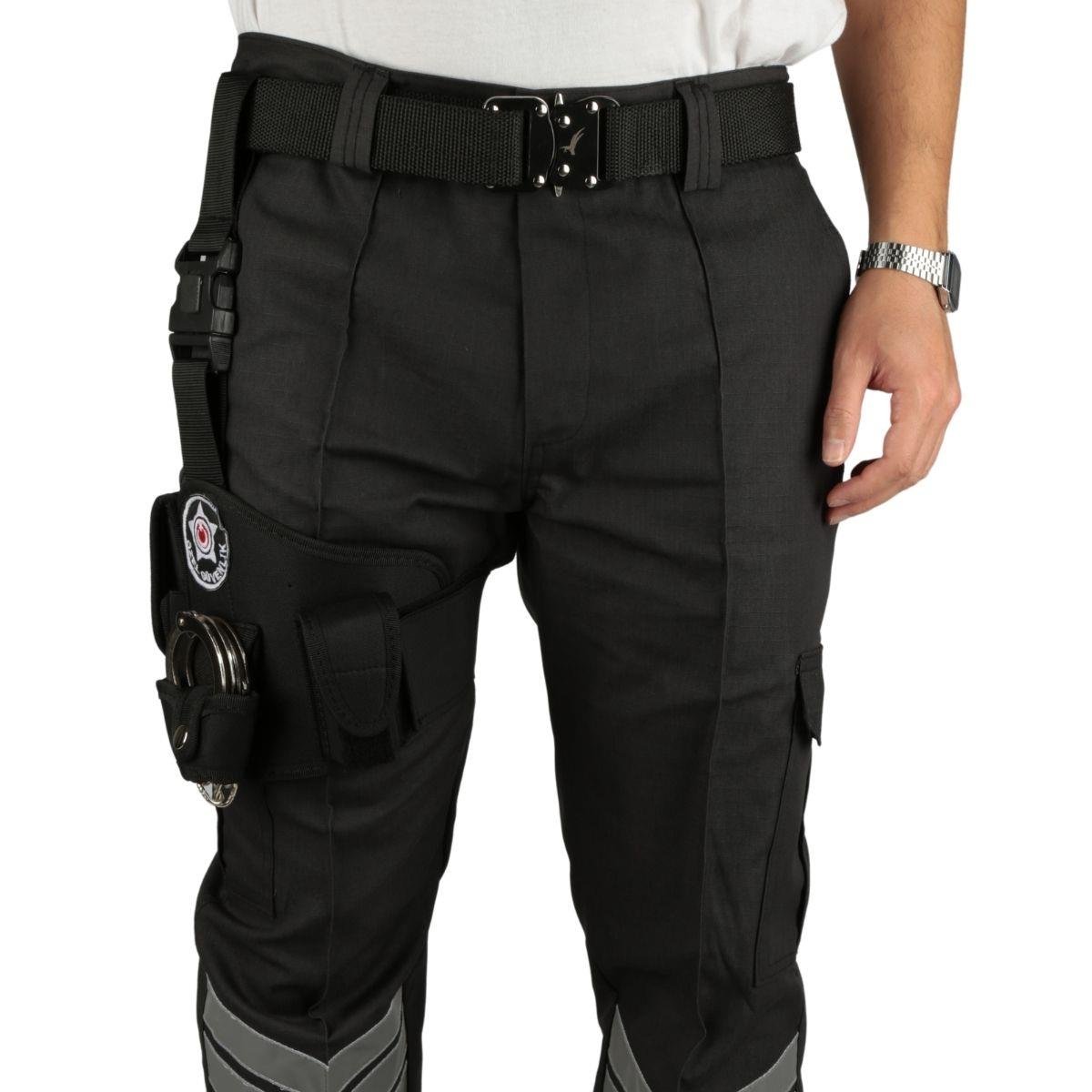 Özel Güvenlik Bacak Kılıfı Siyah